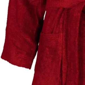 Livraison rapide Sensei Maison Peignoir Col Kimono Rubis M 16